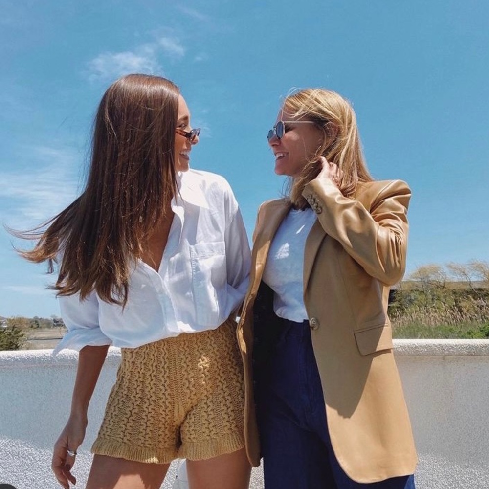 Zara knit shorts